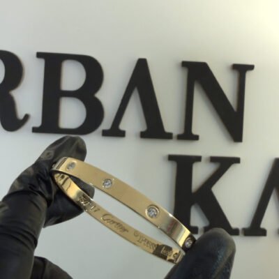 22K Gold Plated Cartier Kada