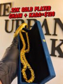 22K Gold Plated Combo Chain + Kada