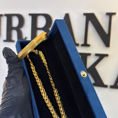 22K Gold Plated Combo Chain + Kada Men