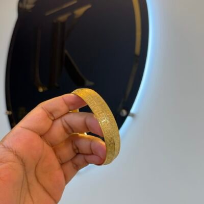 Both Side Versace 1 Grm Gold Kada