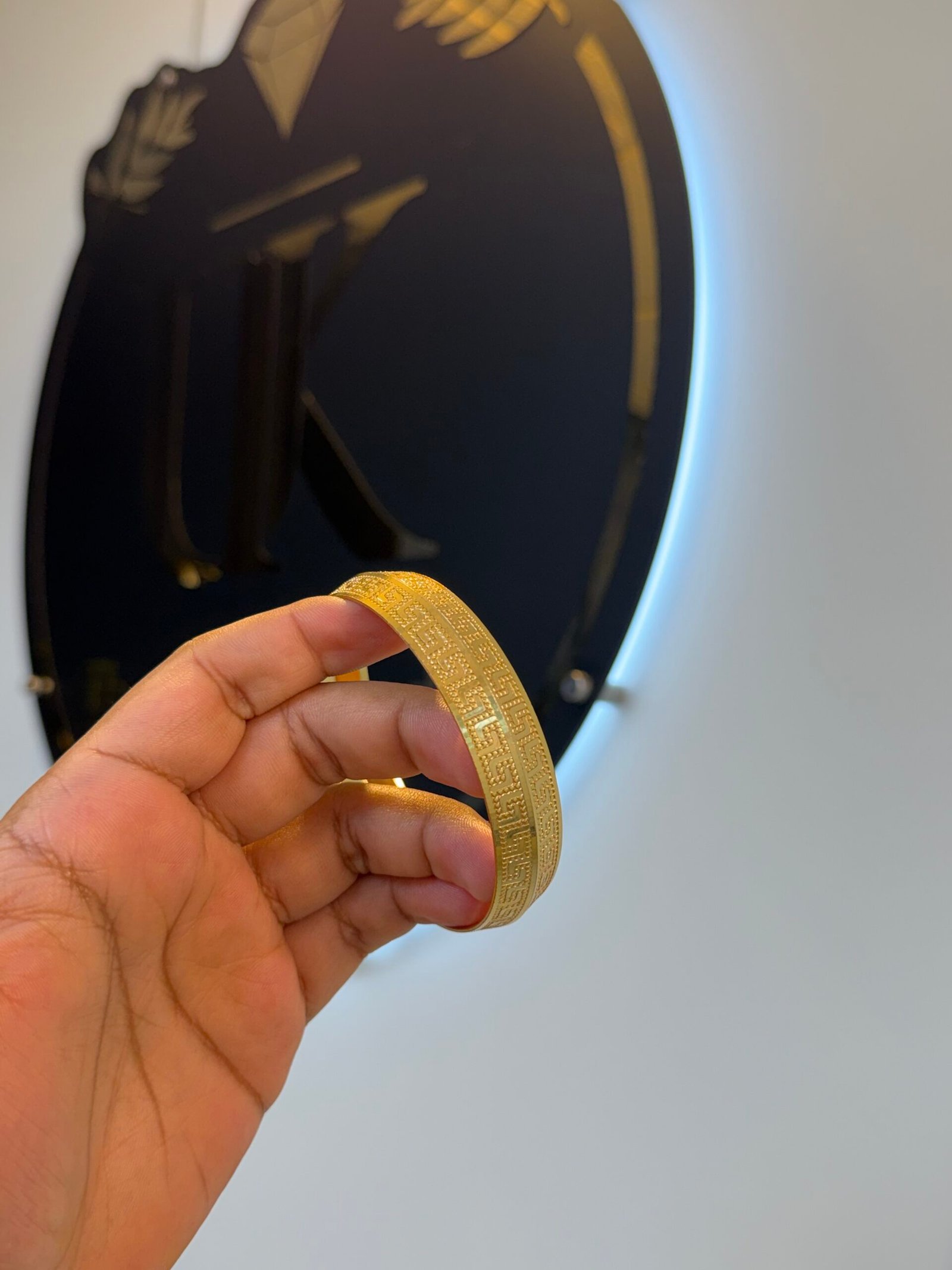 Both Side Versace 1 Grm Gold Kada