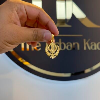 1 Gram Gold Khanda Locket
