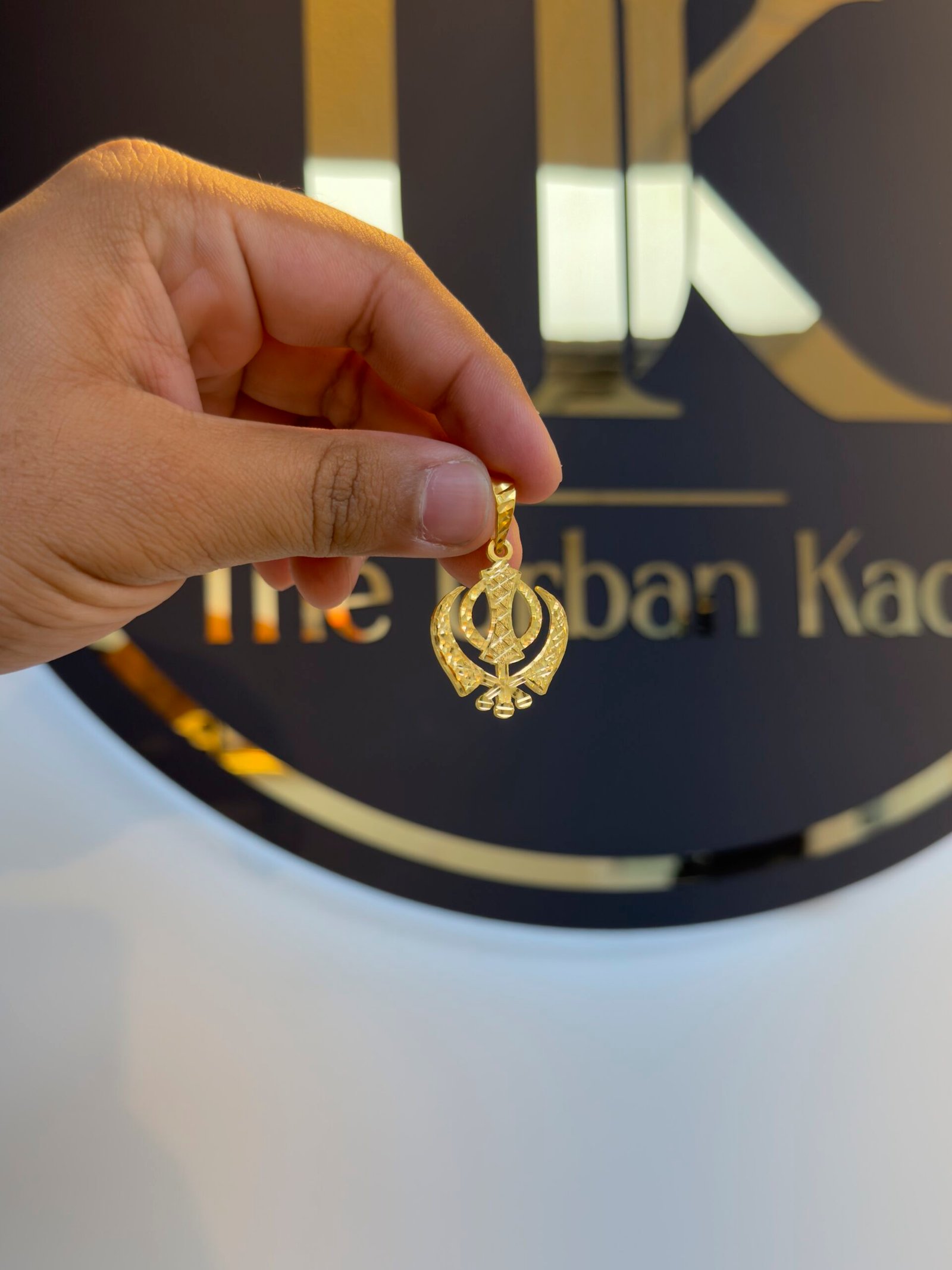 1 Gram Gold Khanda Locket
