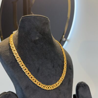 22K MENS GOLD PLATED CHAIN