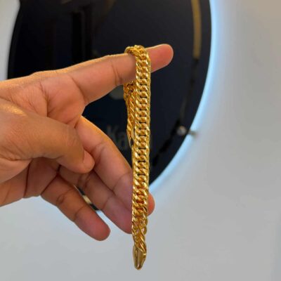 DOUBLE CUBAN BRACELT