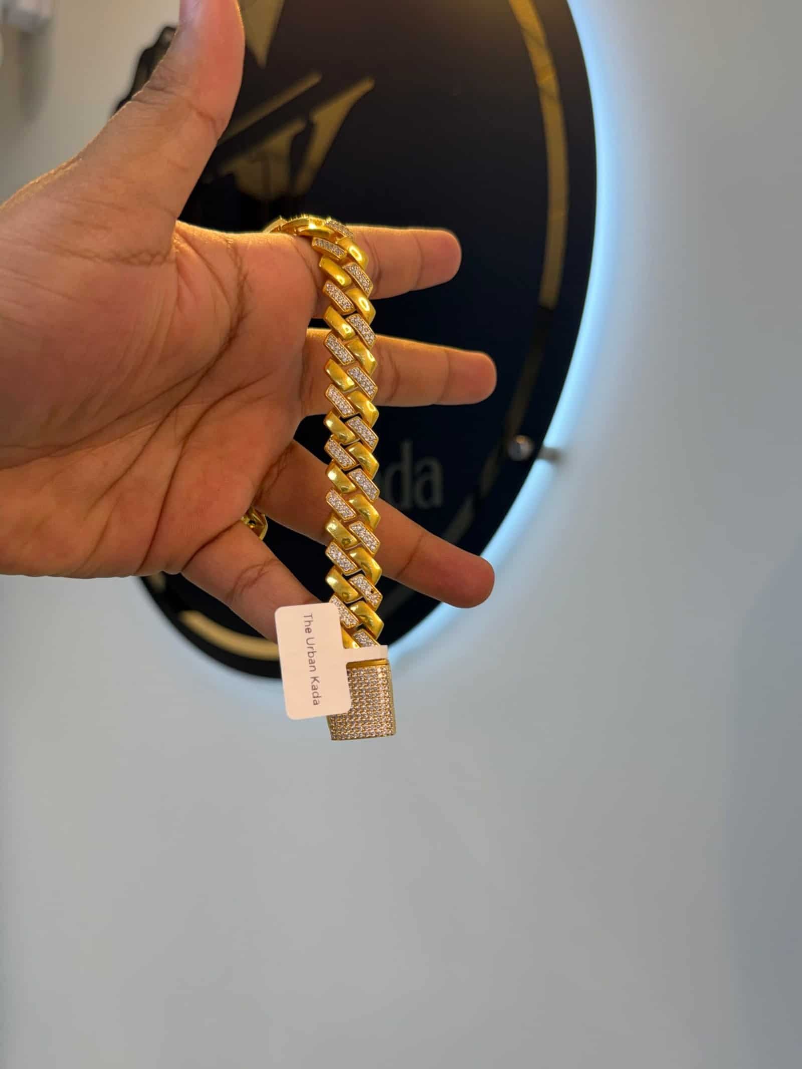 2 TONE 1 GRM GOLD BRACELT