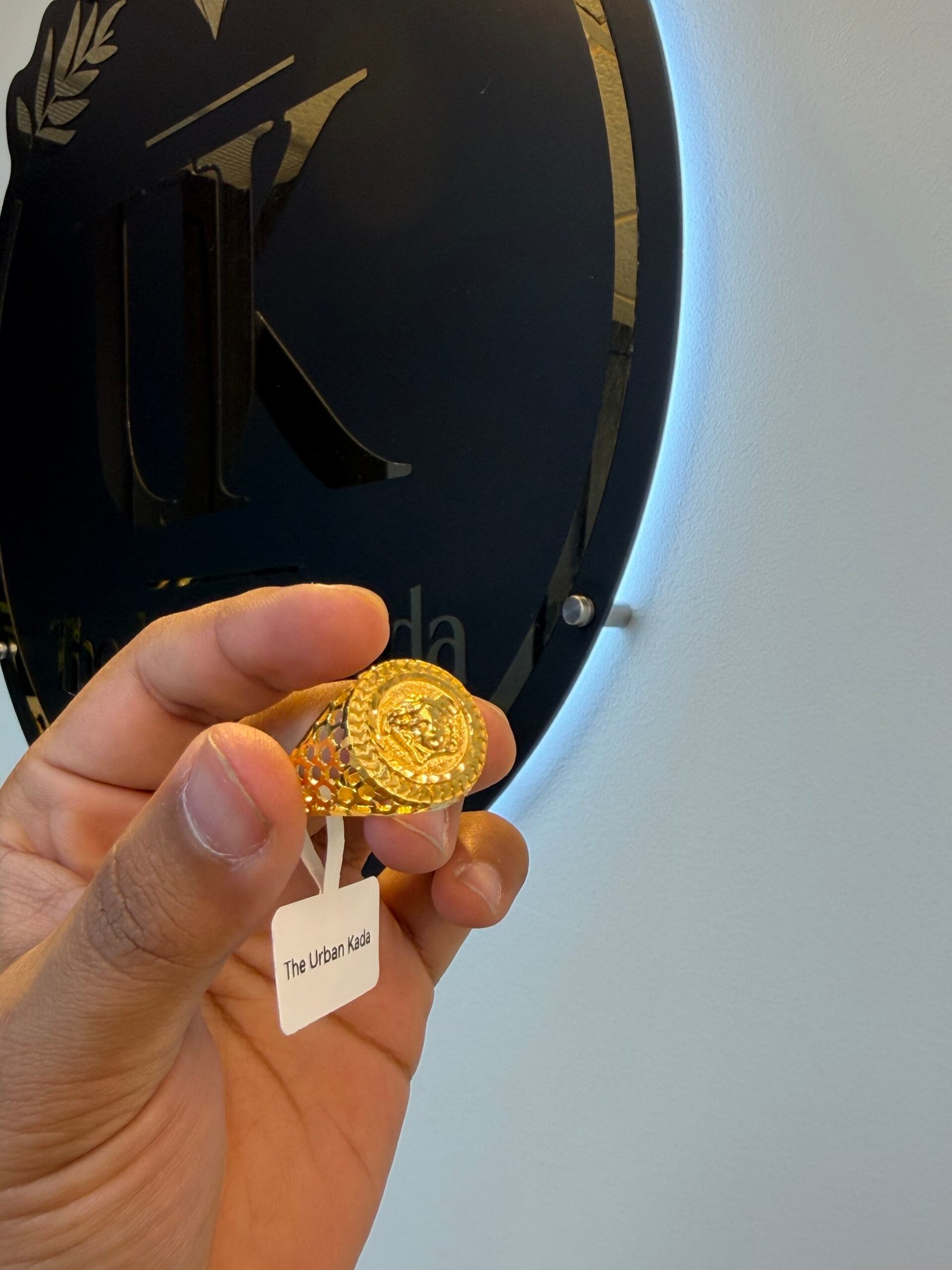 1 GRM VERSACE GOLD RING