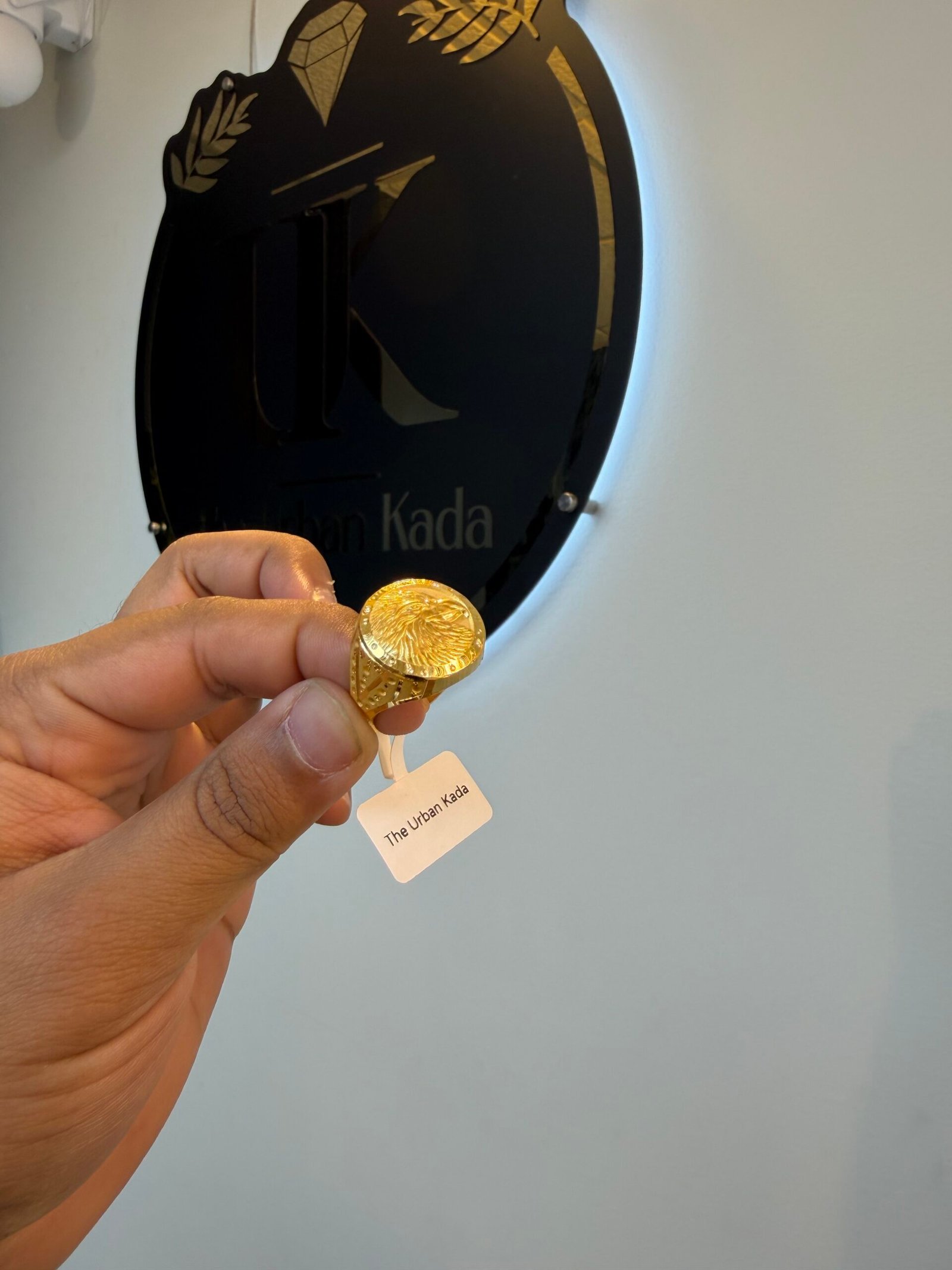 1 GRM VERSACE GOLD RING