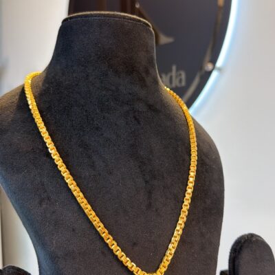 AK 47 1 GRM GOLD CHAIN AND 1 GRM GOLD LOCKET