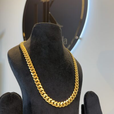 1 Grm Gold Monaco style Cuban Chain