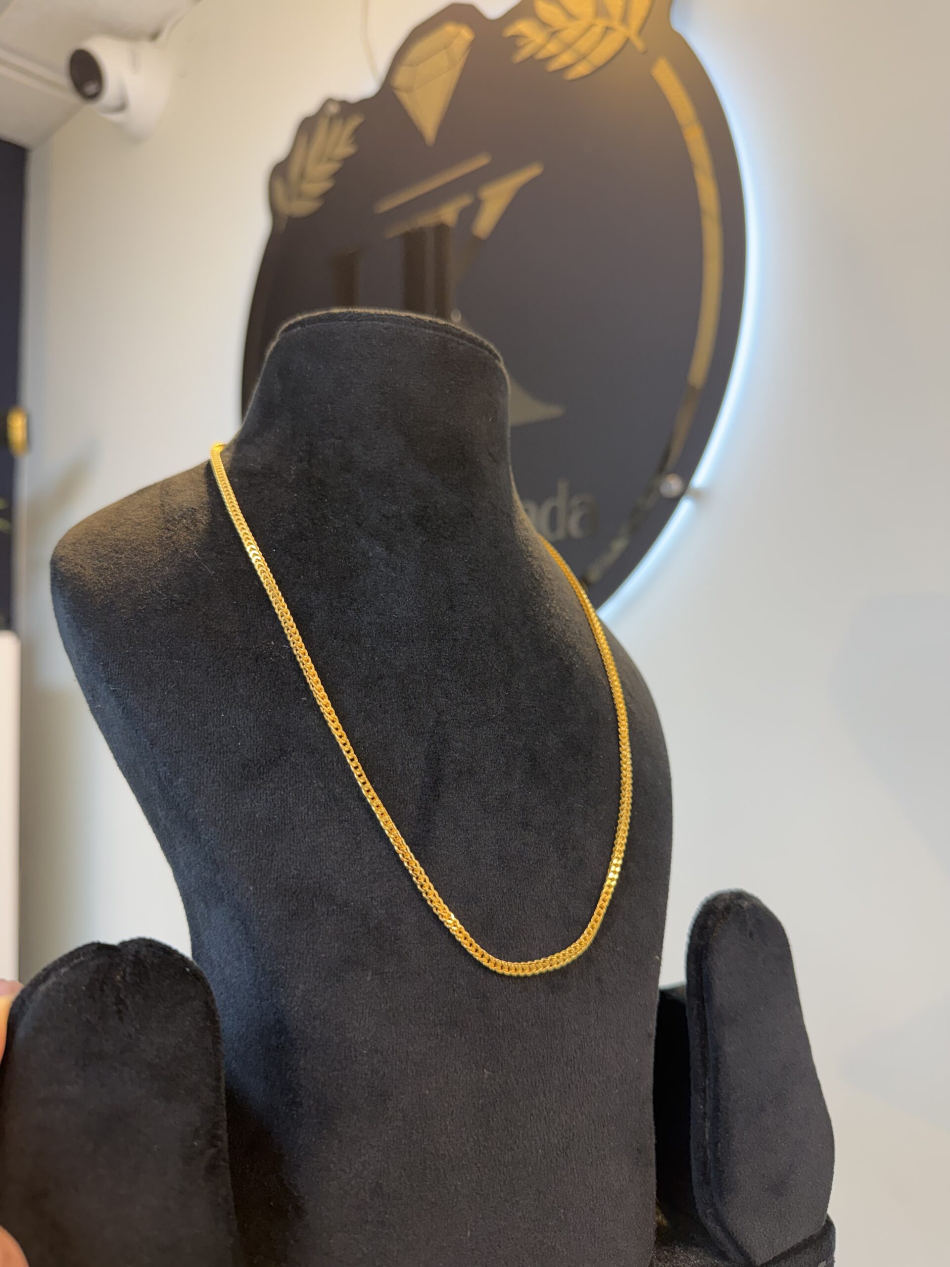 Franco Chain 1 gm gold chain
