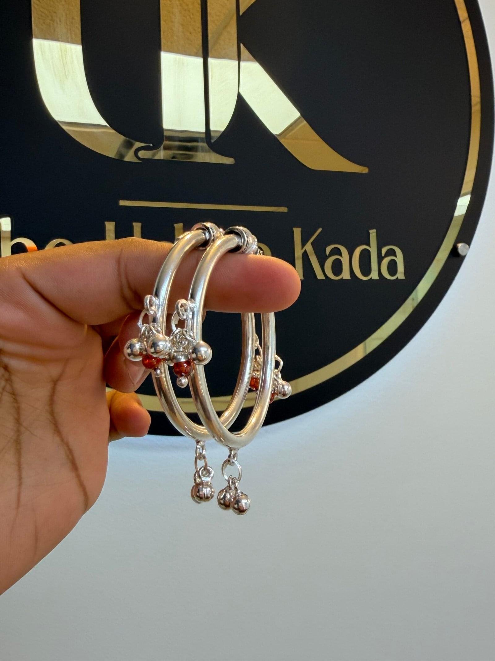 Silver Baby Kangan