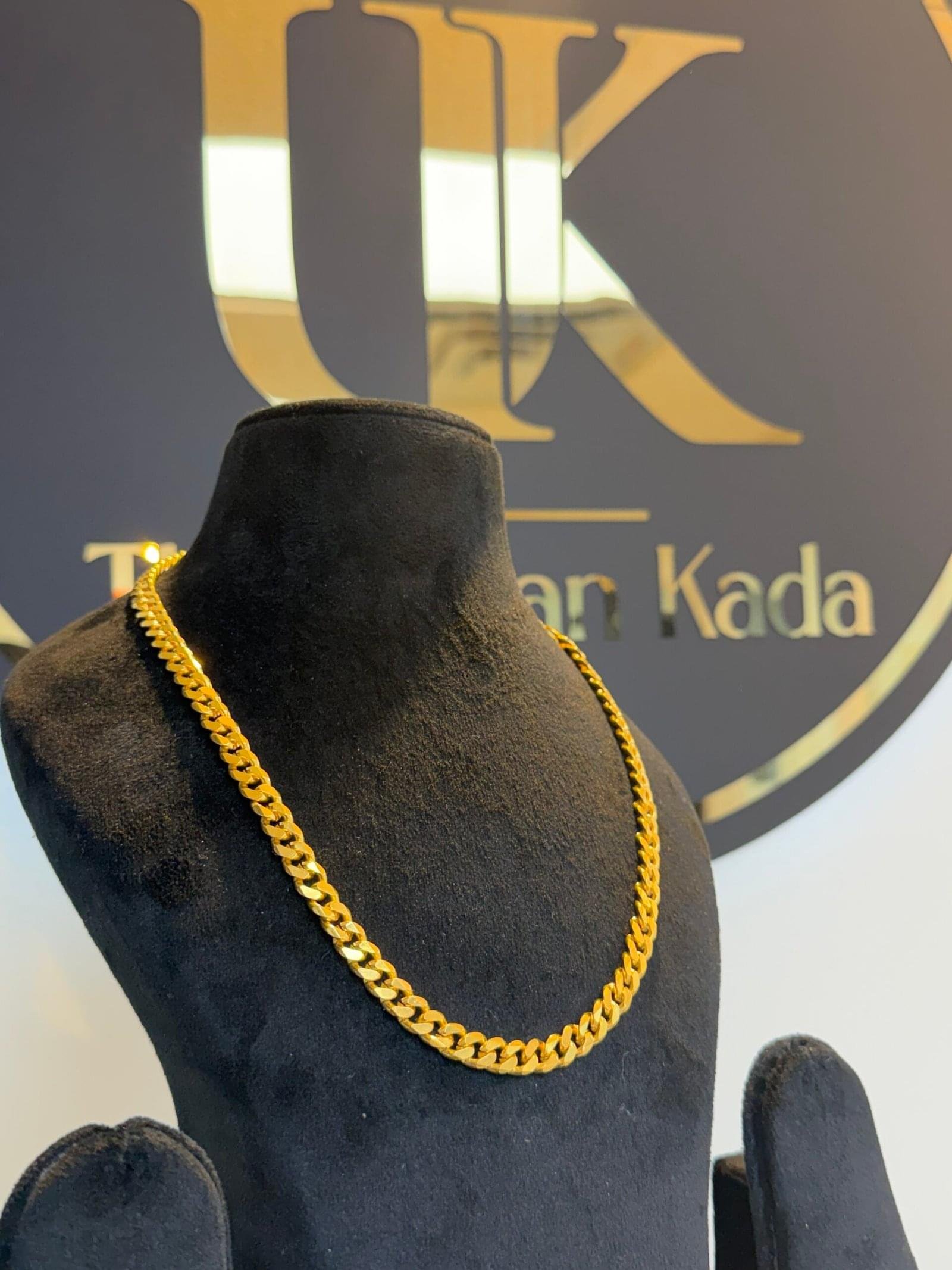 1 Grm Gold Cuban Chain