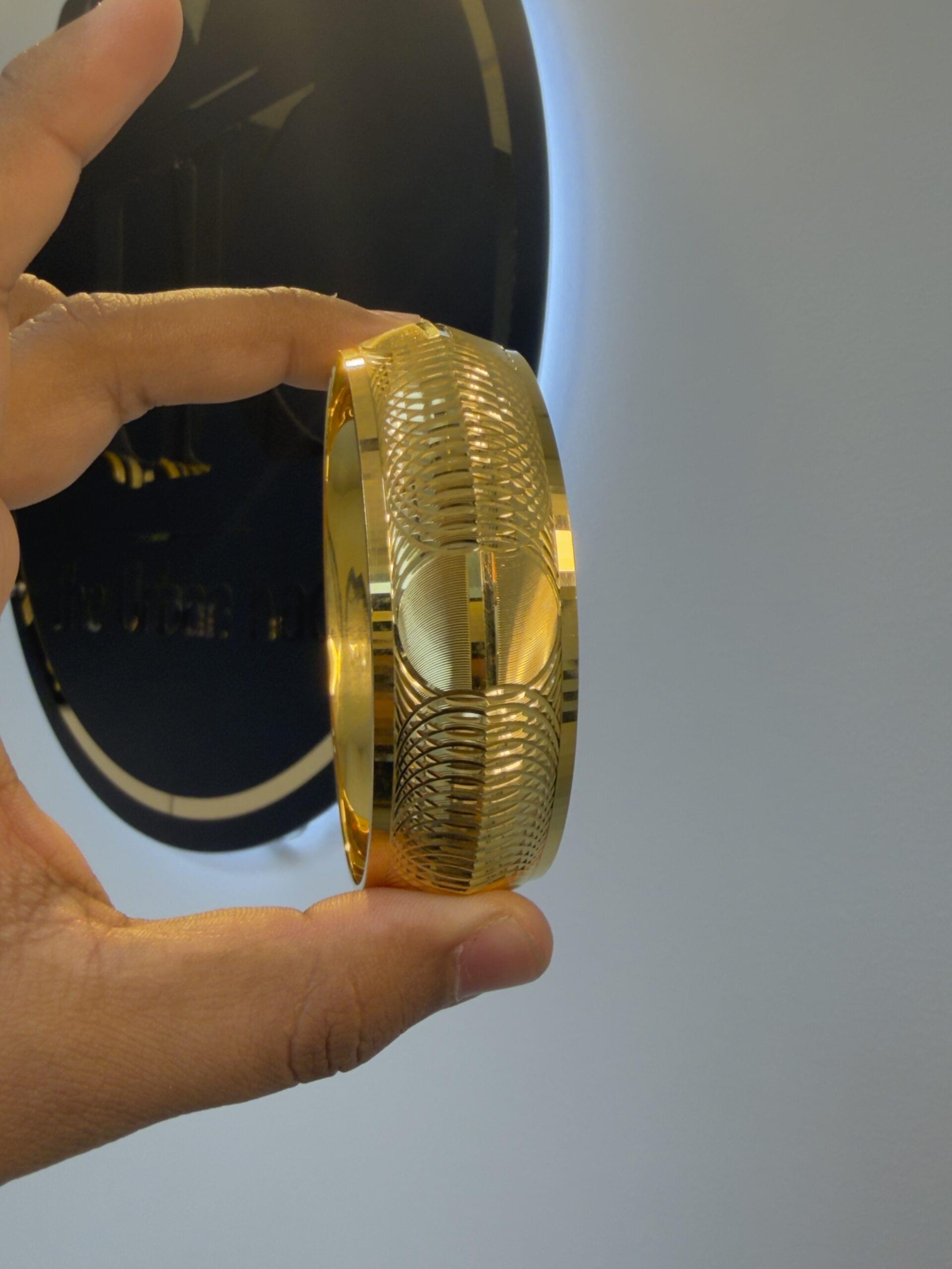 1 GRM 24K GOLD KADA